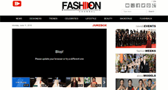 Desktop Screenshot of fashionchannel.it