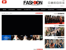 Tablet Screenshot of fashionchannel.it